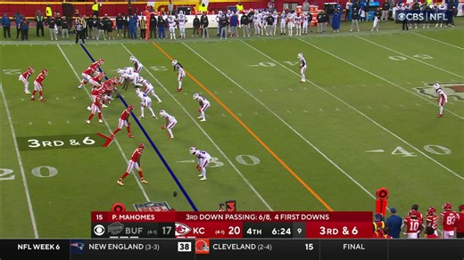 Von Miller beats Andrew Wylie to land second sack of Mahomes