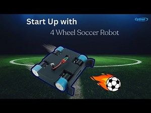 How to build & test a 4-Wheel Soccer Robot