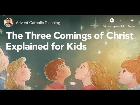 The Three Comings of Christ Explained for Kids | Advent Catholic Teaching | Catechism for Kids