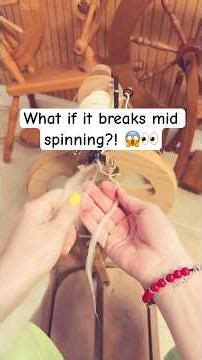 What happens if the thread breaks while you’re spinning it?! 😱👀
