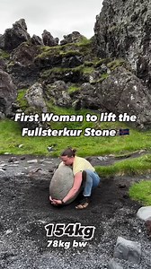 Sandra Bradley is the FIRST WOMAN to lift the Fullsterkur Stone in Iceland, weighing in at 154kg/339lbs at 78kg bodyweight 🤩🔥 #cerberusstrength #teamcerberus #strongman #strongwoman #strengthtraining #weightlifting #strongmantraining #stonelifting #historicalstonelifting | Cerberus Strength