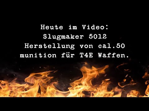 Slugmaker 5012 cal.50 Munition selber herstellen für T4E HDR 50 Revolver von Umarex