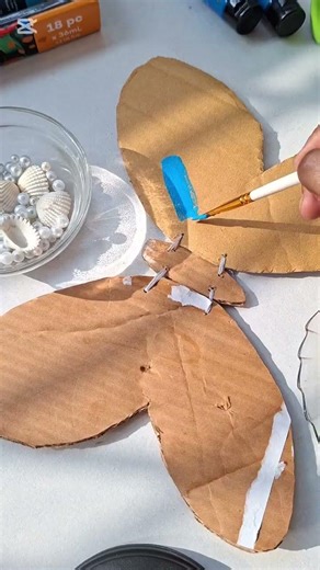 Hanging butterfly tutorial part 1 #fyp #shorts #butterfly #craft #diy #tutorial