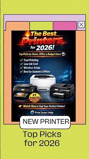 Best Printers for 2026 🖨️ Top Budget, Home & Office Printers You Must See! 🔥