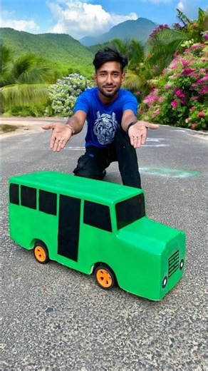 RC Racing car ko Old Model Remote Control Bus Banadya 😍🚀