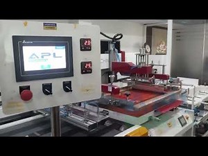 INDIA'S FIRST FULLY AUTO SCREEN PRINTING MACHINE WITH FEEDER AND AUTO TAKEOFF