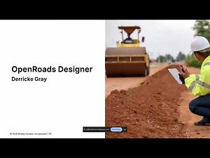 2024 Civil User Conference - What Can We Do with Geotech in OpenRoads 2024