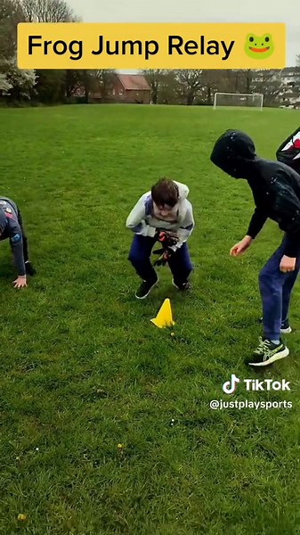 Frog Jump Relay: Fun Summer PE Game