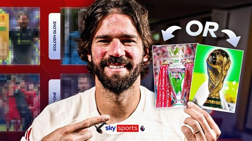 Alisson's Sticker Book Challenge: Win the Premier League with Liverpool or the World Cup with Brazil?