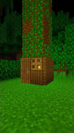 A MINECRAFT TREEHOUSE 🌳⛏️ #shorts