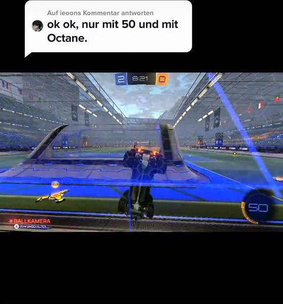 @ieoon antworten lol Was als nächstes? 😁 #rl #clip #mechanic #ceilingshuffle #backwards #limited #boost #50