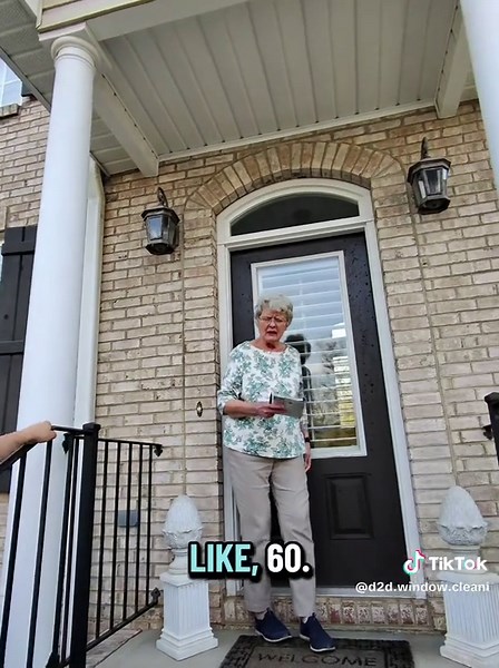 Bud got a little scared. ##salesman##d2dsales##windowcleaning | Window Cleaning