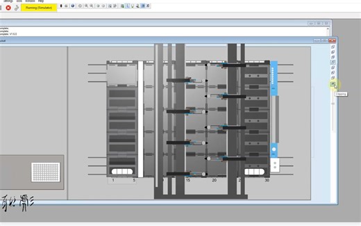 Hamilton compound serial dilute 3D simulation