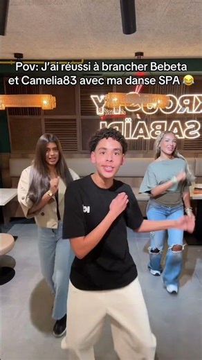 Même Camélia83 et Bebeta sont branché danse SPA 😂 #shorts