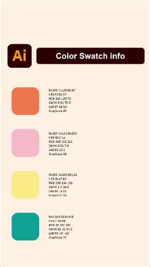Illustrator Color Details in 60 Seconds #shorts #ytshorts #illustratortips