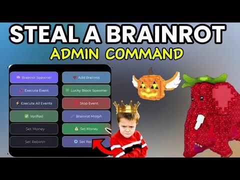 BETTER SCRIPT DE COMANDOS DE ADMINISTRADOR - STEAL A BRAINROT ¦ SPAWNER BRAINROT