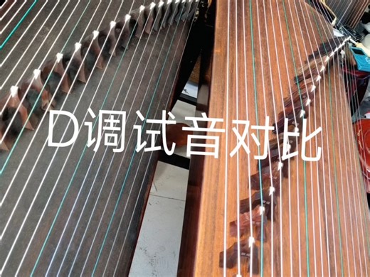 敦煌古筝695JJM与698T D调对比