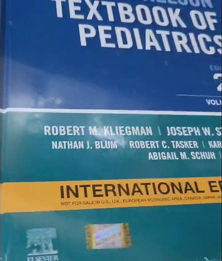 Nelson Textbook of Pediatrics 22nd Edition 2024