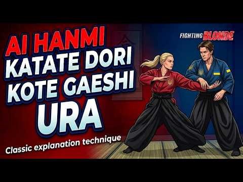 Ai Hanmi Katate Dori Kote Gaeshi Ura | Powerful Wrist Lock Throw