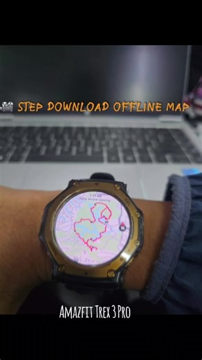 Cómo descargar mapas offline para Amazfit T-Rex 3 Pro