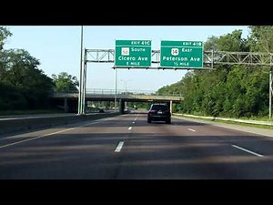 Edens Expressway (Interstate 94 Exit 37 to 43) eastbound