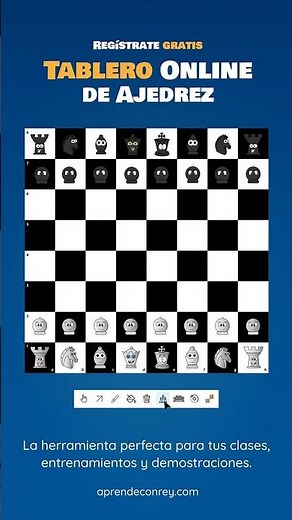 Tablero online de ajedrez para profesores y entrenadores #ajedrez #chess #shorts