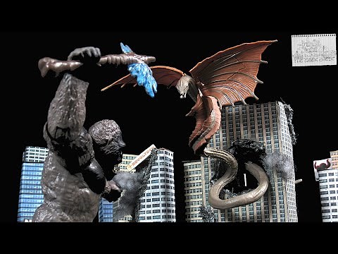 Playmates Godzilla VS Kong (2021) Warbat - Legendary Nozuki Kaiju Figure Review