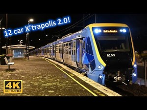 12-car X'trapolis 2.0! Melbourne's Brand New Train Testing on the Belgrave Line [4K]