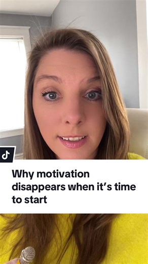 Ever notice how motivated you feel thinking about doing the thing… and then the second it’s time to actually start, that motivation vanishes? That’s not laziness. That’s your body responding to pressure. Motivation lives in your head. Action requires your whole system to feel safe enough to move. Instead of waiting to feel motivated, try this: → pick a step so small your body doesn’t resist it. If you freeze or spiral in the moment you try to start, I created the Get Out of Your Own Way Reset fo