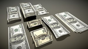 Two-sided 100 dollar bill - Download Free 3D model by anyaachan