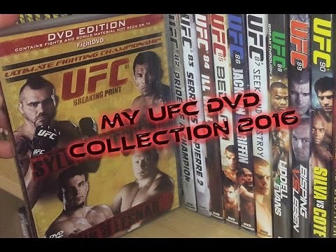 My UFC DVD Collection 2016