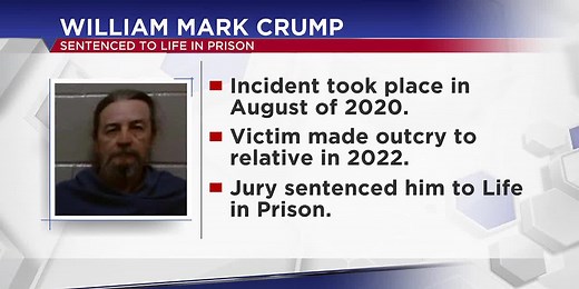 William Mark Crump sentenced to life in prison