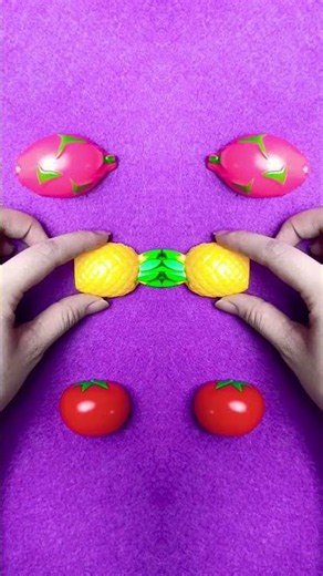 Fruit Magic 38 🍌🦕 🐤#fruits #fruit #fruitcutting #fruitasmr #fruitart #viral #trending