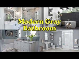 Modern Small Gray Bathroom Ideas | Stylish & Modern Gray Bathroom Inspiration for Small Spaces