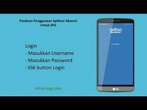 Odoo Attendance using Android app for SPG
