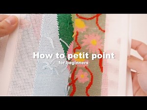 How to petit point for beginners | Laura Ubeda