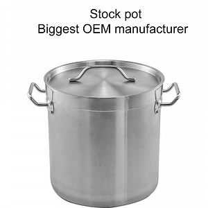 [Hot Item] Commercial Kitchen Stainless Steel Stock Pot OEM Manufacturer
