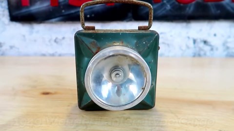 1949 old Rusty Lantern - Restoration