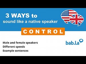 CONTROL pronunciation | Improve your language with bab.la