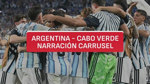 Resumen y goles del Argentina 3 - Cabo Verde 2
