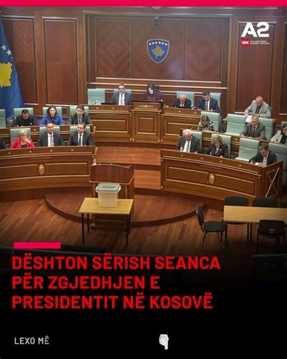 Dështon sërish seanca për zgjedhjen e presidentit në Kosovë
