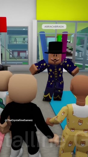 Daycare Wrong Magic Spell Turned JJ Into A Cat #roblox #fyp #thecrystallinegamerz #brookhaven