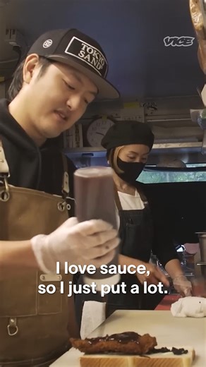 You might be familiar with Japan's famous 7/11 sandwiches, but in Portland, Oregon this food truck chef is making mega versions of these beloved snacks. | VICE