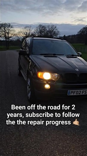 BMW E53 X5, 2 years off the road