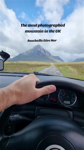 The most photographed mountain in the UK...... have you climbed it ? #scotland #beautifuldestinations #beauty #tiktok #tik #follow #naturevibes #chill #relax #nature #mountain #drive #roadtrip #adventure #views #car #explore