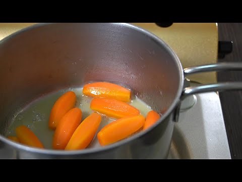 プロが作る人参のグラッセ【フランス料理の付け合わせ】【ココット剥き】