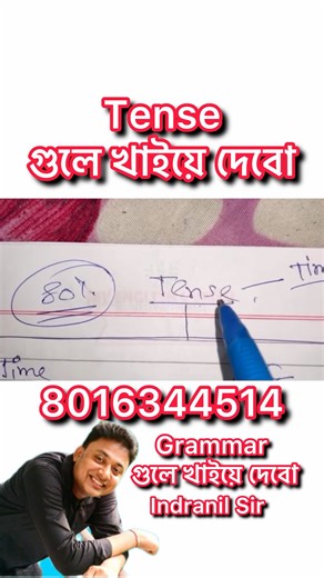 Tense গুলে খাইয়ে দেবো Tense Explained by Indranil Sir #tenses #englishgrammar #spokenenglish #learnenglish #EnglishTeacher #IndranilChatterjee | Indranil Chatterjee