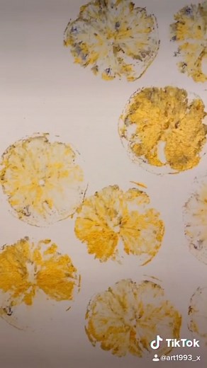 Easy Lemon Paint Patterns Tutorial