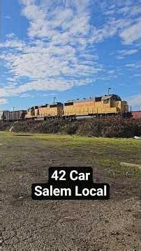 42 Car UP Salem, Oregon Local #railway #train #railfan #unionpacific
