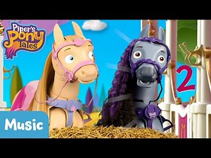Five Little Ponies Song | Piper's Pony Tales Nursery Rhymes and Kids Songs